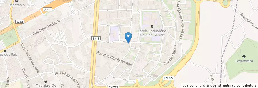 Mapa de ubicacion de Cafetaria Via Gaia en البرتغال, المنطقة الشمالية (البرتغال), Área Metropolitana Do Porto, بورتو, Vila Nova De Gaia, Mafamude E Vilar Do Paraíso.