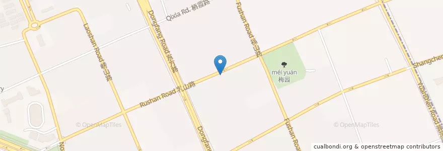 Mapa de ubicacion de KFC en الصين, شانغهاي, بودونغ.