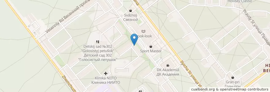 Mapa de ubicacion de Константа en روسیه, Сибирский Федеральный Округ, استان نووسیبیرسک, Городской Округ Новосибирск.