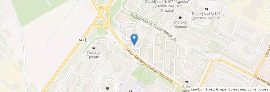 Mapa de ubicacion de Семейный доктор en Rússia, Distrito Federal Central, Владимирская Область, Городской Округ Владимир.
