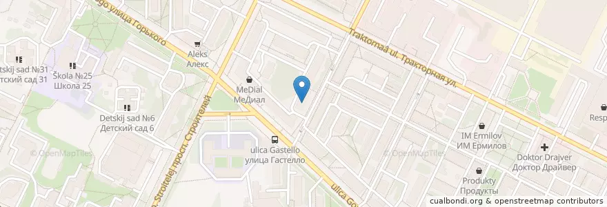 Mapa de ubicacion de Отделение связи №600026 en Rusia, Distrito Federal Central, Óblast De Vladímir, Городской Округ Владимир.