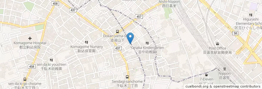 Mapa de ubicacion de 延命地蔵尊 en Japão, Tóquio, 台東区.
