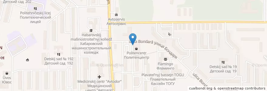 Mapa de ubicacion de Золотая птичка en Rusia, Distrito Federal Del Lejano Oriente, Krai De Jabárovsk, Городской Округ Хабаровск.