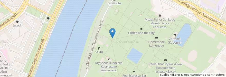 Mapa de ubicacion de GlowSubs en Russia, Distretto Federale Centrale, Москва, Центральный Административный Округ.