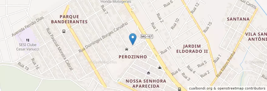 Mapa de ubicacion de Corpo de Bombeiros en Brazilië, Regio Zuidoost, Minas Gerais, Região Geográfica Intermediária De Varginha, Microrregião Varginha, Três Corações.