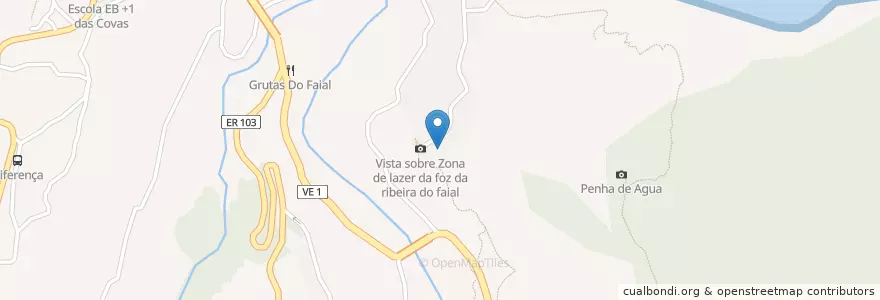 Mapa de ubicacion de Ar e sol en پرتغال, Santana, Faial.