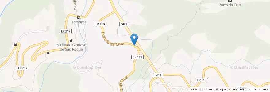 Mapa de ubicacion de Bar Laurentino Câmara en Португалия, Machico, Porto Da Cruz, Faial.