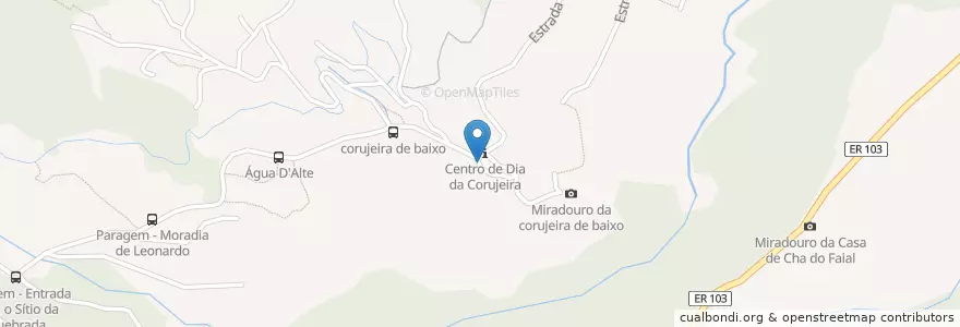 Mapa de ubicacion de Minimercado e Bar Anjo en Portekiz, Santana, Faial.