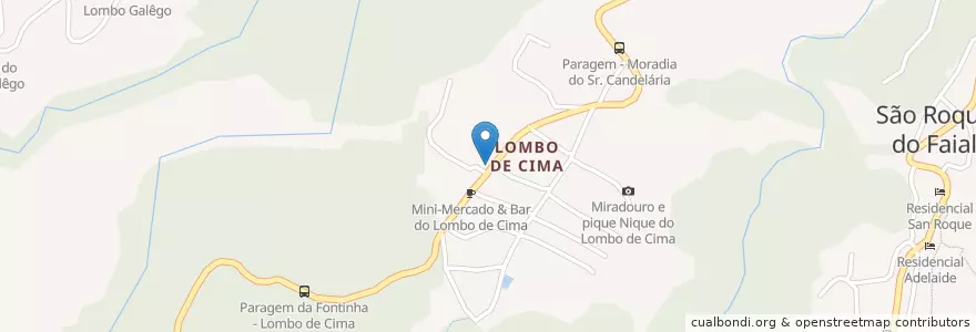 Mapa de ubicacion de Santo Antão en ポルトガル, Santana, Faial.