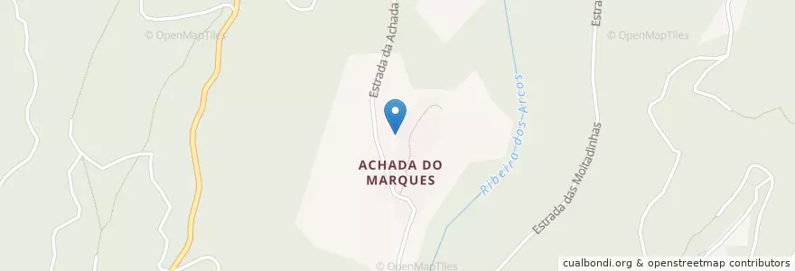Mapa de ubicacion de Fontanário da Achada do Marques en 포르투갈, Santana, Ilha.