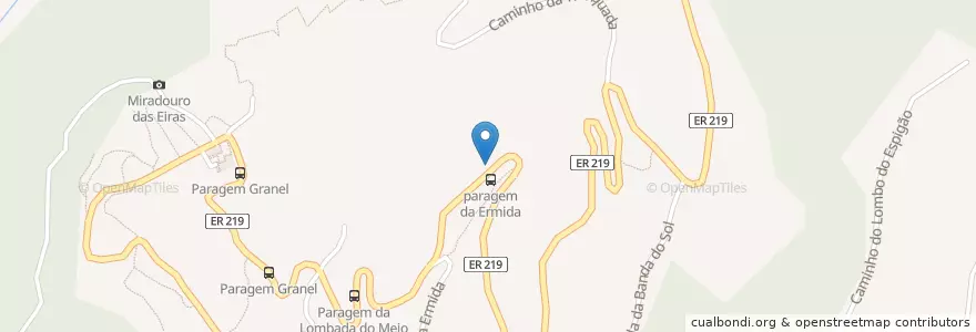 Mapa de ubicacion de manuel assunção en Portogallo, Santana, Ilha.