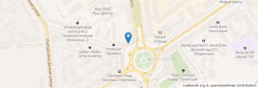 Mapa de ubicacion de Traveler's Coffee en Rusia, Сибирский Федеральный Округ, Wilayah Novosibirsk, Городской Округ Новосибирск.