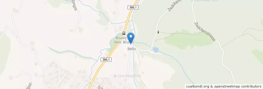 Mapa de ubicacion de Bello en Switzerland, Schwyz, Schwyz, Alpthal.