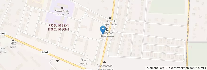 Mapa de ubicacion de Отделение связи №140033 en Rússia, Distrito Federal Central, Oblast De Moscou, Городской Округ Люберцы.