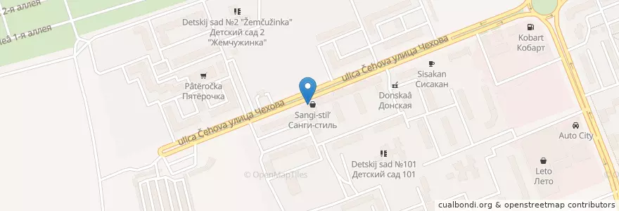 Mapa de ubicacion de ПриватБанк en Russie, District Fédéral Du Sud, Ростовская Область, Городской Округ Таганрог.