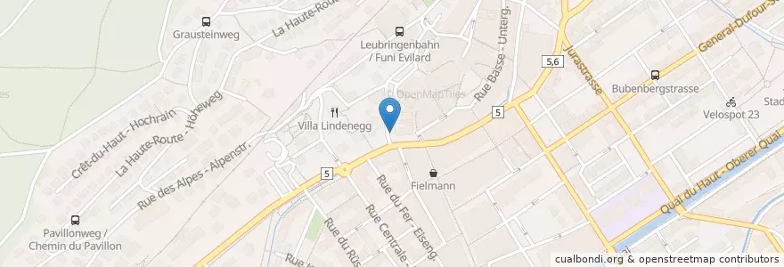 Mapa de ubicacion de Egge en Svizzera, Berna, Verwaltungsregion Seeland, Verwaltungskreis Biel/Bienne, Biel/Bienne.