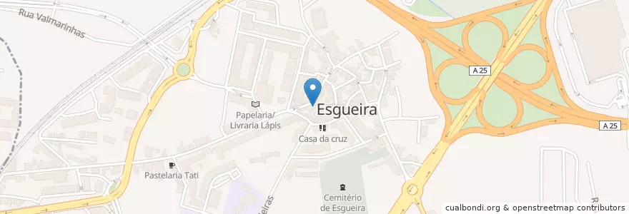Mapa de ubicacion de Churrasqueira O Púcaro en پرتغال, Aveiro, Centro, Baixo Vouga, Aveiro, Esgueira.