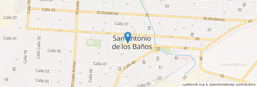 Mapa de ubicacion de Banco de Credito y Comercio en 古巴, Artemisa, San Antonio De Los Baños, Ciudad De San Antonio De Los Baños.