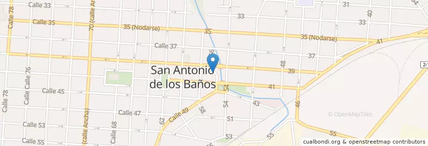Mapa de ubicacion de La Taberna del Tío Cabrera en كوبا, Artemisa, San Antonio De Los Baños, Ciudad De San Antonio De Los Baños.