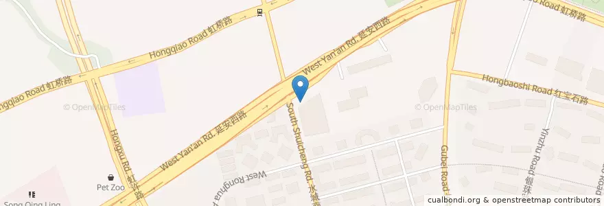 Mapa de ubicacion de McDonald's en China, Xangai, 长宁区.