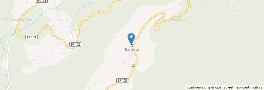 Mapa de ubicacion de Bar Zeca en 포르투갈, Santana, São Roque Do Faial.