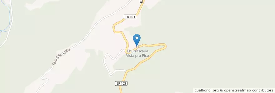 Mapa de ubicacion de Churrascaria Vista pro Pico en Portekiz, Santana, São Roque Do Faial.