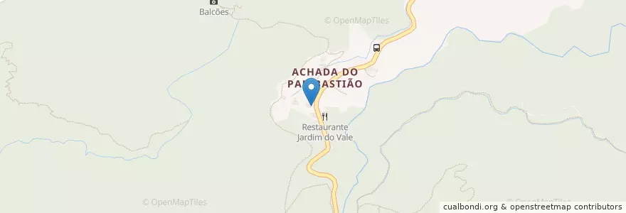 Mapa de ubicacion de Fontanário do Ribeiro Frio en Portekiz, Santana, São Roque Do Faial.