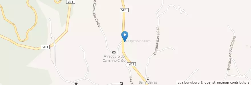Mapa de ubicacion de Tasca do Canzan en Portekiz, Santana, Santana.