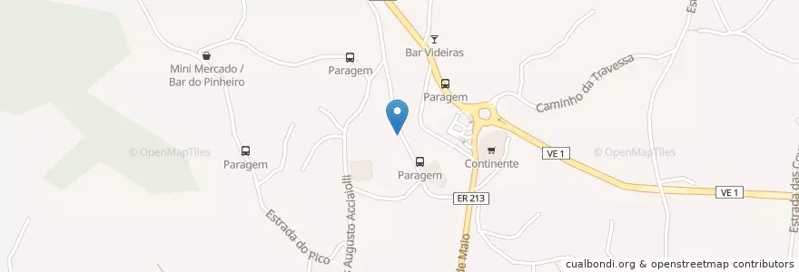 Mapa de ubicacion de Assembleia de Deus en پرتغال, Santana, Santana.