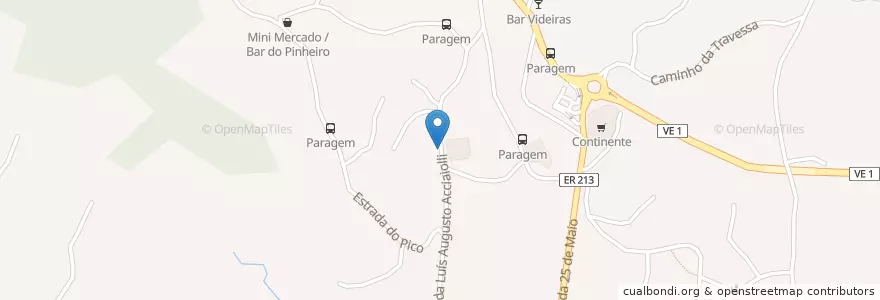 Mapa de ubicacion de Associação Santana Cidade Solidária - Clube de Emprego en ポルトガル, Santana, Santana.