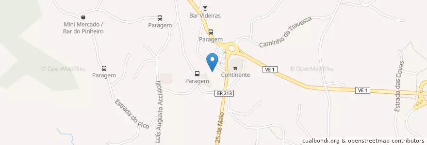 Mapa de ubicacion de Casa da Cultura de Santana en Portekiz, Santana, Santana.