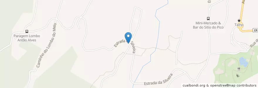 Mapa de ubicacion de Fontanário en Portekiz, Santana, Santana.