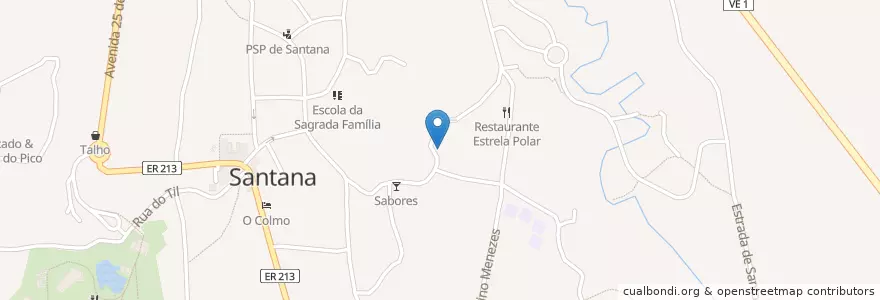 Mapa de ubicacion de Salão das Testemunhas de Jeová en Португалия, Santana, Santana.