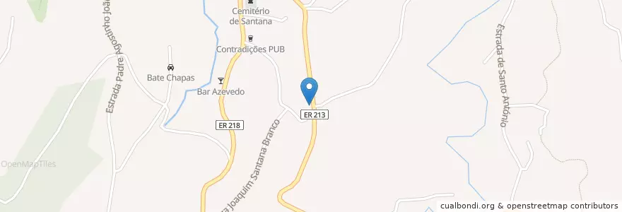 Mapa de ubicacion de Escola de condução do Norte en پرتغال, Santana, Santana.