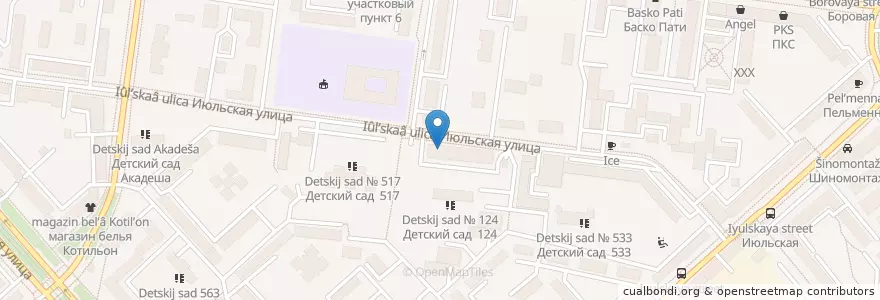 Mapa de ubicacion de Живика en Rusia, Уральский Федеральный Округ, Свердловская Область, Городской Округ Екатеринбург.