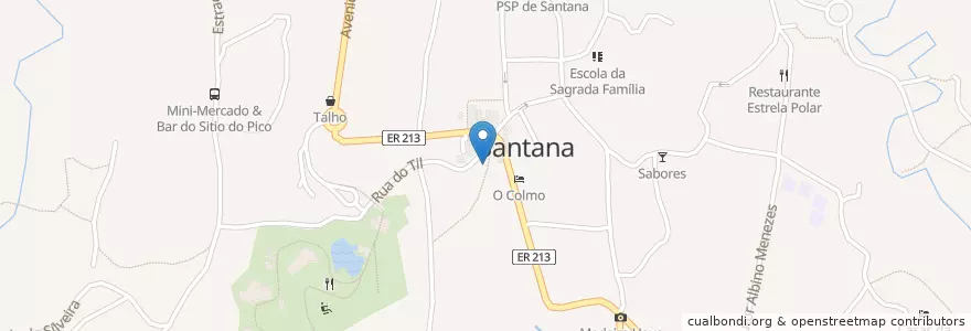 Mapa de ubicacion de Rádio Santana FM en ポルトガル, Santana, Santana.