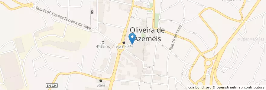 Mapa de ubicacion de D. Gomado en Portekiz, Aveiro, Norte, Área Metropolitana Do Porto, Oliveira De Azeméis, Oliveira De Azeméis, Santiago De Riba-Ul, Ul, Macinhata Da Seixa E Madail.