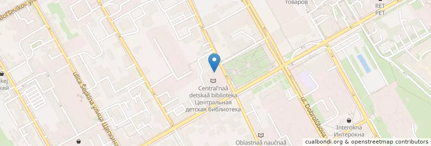 Mapa de ubicacion de Богданна en Rusland, Centraal Federaal District, Oblast Koersk, Курский Район, Городской Округ Курск.