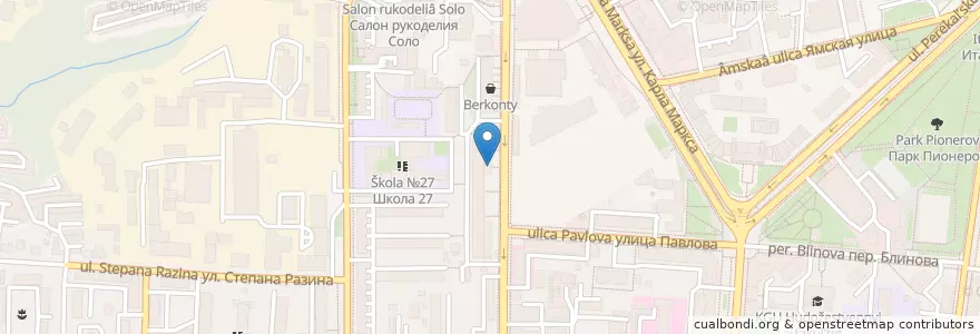 Mapa de ubicacion de Открытие en Russie, District Fédéral Central, Oblast De Koursk, Курский Район, Городской Округ Курск.