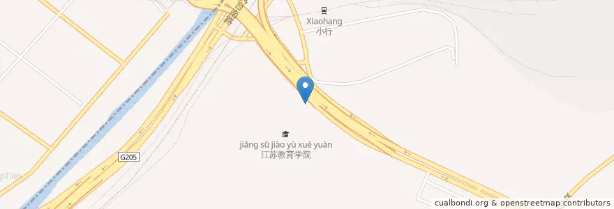 Mapa de ubicacion de 上海浦东发展银行 en China, Jiangsu, Nankín, 雨花台区.