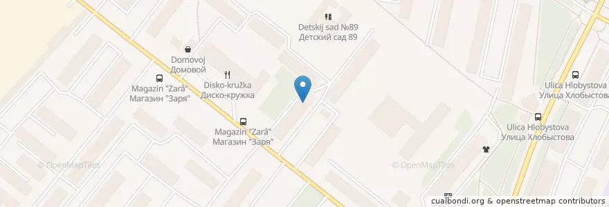 Mapa de ubicacion de Почтовое отделение №35 en ロシア, 北西連邦管区, Мурманская Область, Городской Округ Мурманск.