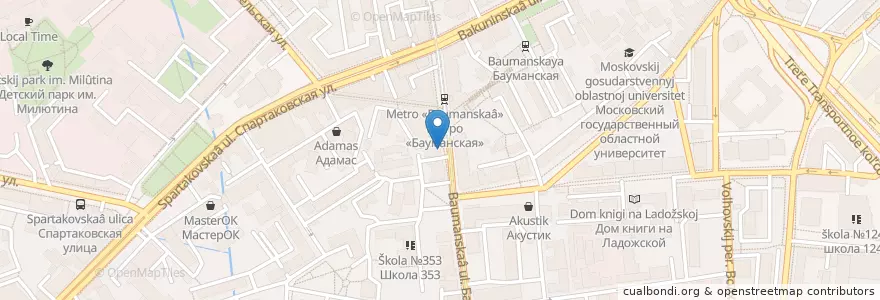 Mapa de ubicacion de Витафарм en روسیه, Центральный Федеральный Округ, Москва, Центральный Административный Округ, Басманный Район.