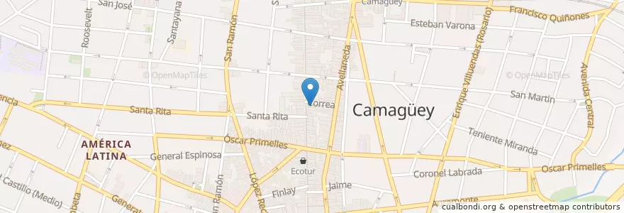 Mapa de ubicacion de La Bigornia en 古巴, Camagüey, Camagüey, Ciudad De Camagüey.
