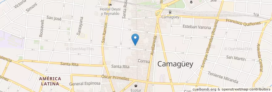 Mapa de ubicacion de Etecsa en Куба, Камагуэй, Camagüey, Ciudad De Camagüey.