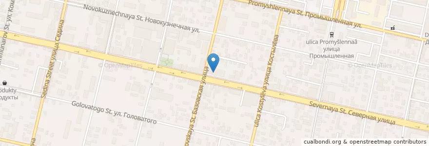 Mapa de ubicacion de Московский банк реконструкции и развития en Russia, South Federal District, Krasnodar Krai, Krasnodar Municipality.
