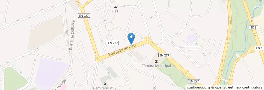 Mapa de ubicacion de Millennium BCP en Portugal, Aveiro, Norte, Área Metropolitana Do Porto, São João Da Madeira, São João Da Madeira.