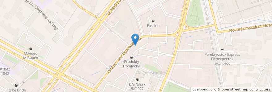 Mapa de ubicacion de Райффайзенбанк en Rusland, Centraal Federaal District, Moskou, Центральный Административный Округ, Красносельский Район.