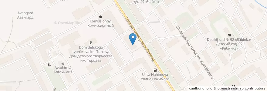 Mapa de ubicacion de Дом культуры Ленинского округа en Russia, Northwestern Federal District, Murmansk Oblast, Murmansk.