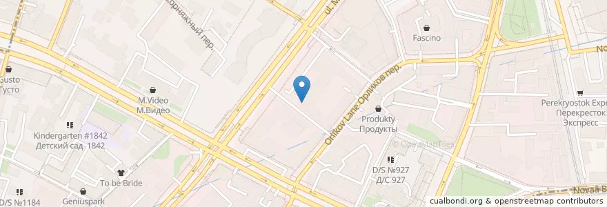 Mapa de ubicacion de Каприз en Russland, Föderationskreis Zentralrussland, Moskau, Zentraler Verwaltungsbezirk, Красносельский Район.