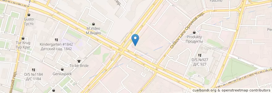 Mapa de ubicacion de Связь банк en Россия, Центральный Федеральный Округ, Москва, Центральный Административный Округ, Красносельский Район.